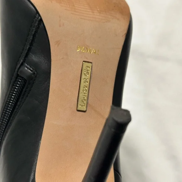 Louise et Cie Black Heeled Ankle Boots - Picture 4 of 15